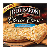 Red Baron Classic Crust 4 cheese pizza, mozzarella, cheddar, provolone & parmesan Full-Size Picture